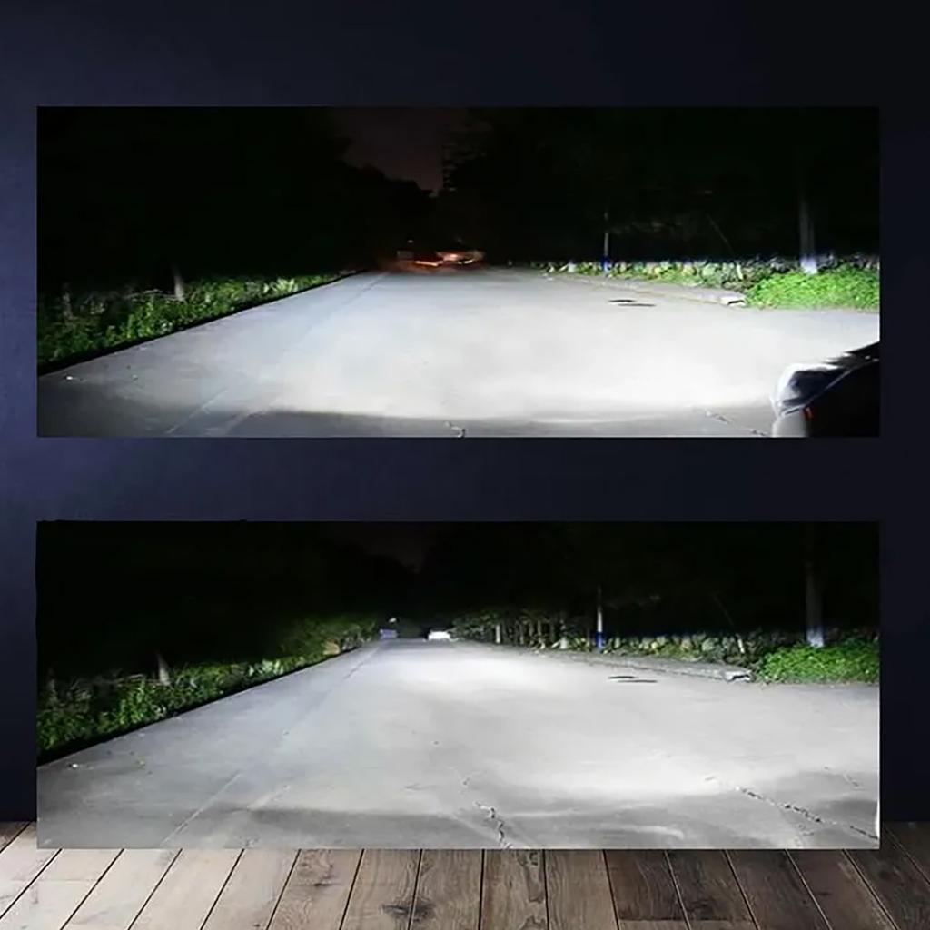Светодиодные фары H4 с небольшой линзой, фары Fisheye, линзы, интегрированные для дальнего и ближнего света, с точечным светом Tangent