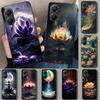 Чехол для телефона с изображением буддийского Огненного Лотоса для Xiaomi Poco X6 X5 X7 Pro F7 Ultra Redmi 15C 15 13C 13 12C 12 10C 10 10A 9C 9A 9T 9 Coqu