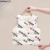 Children's Down Cotton Vest Boys and Girls Fall and Winter In Small Children Baby Undershirt Jacket Undershirt Outside