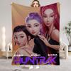 Huntrix Blankets K Pop Demon Hunters Rumi Zoey Mira Soft Warm Throw Blanket Kids Living Room Couch Sofa Bed Christmas Giftsmas