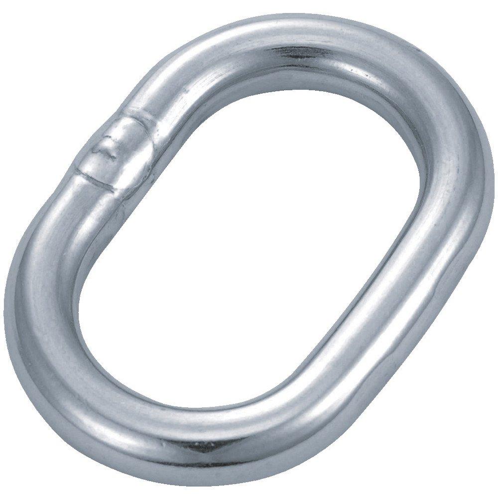 TRUSCO Oval Stainless 1 Link, Steel, 12mm, Piece, TOL-12