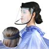 GOKEI Rain Visor, Clear, for Cycling, Keeps Face Dry, Covers Ears, Wide Brim, Transparent, Rain Visor, Perfect for Rainy Season and Rainy Days, Can Be