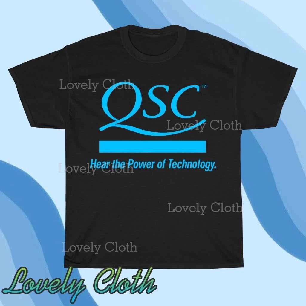 QSC Audio Men's Logo TEE T-Shirt Funny American Size S to 5XL T-Shirt