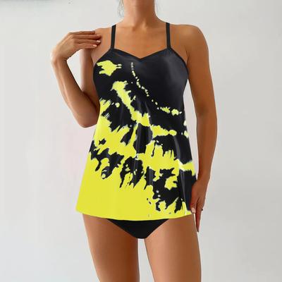 Женский купальник Женский купальник бикини с высокой талией Комплект бикини Push Up Купальный костюм Купальный костюм Пляжная одежда Купальник