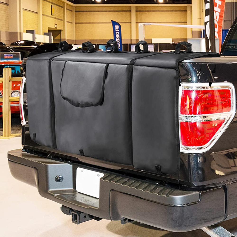 Защитная накладка на задний борт для пикапа для перевозки до 5 горных велосипедов с 2 карманами для инструментов