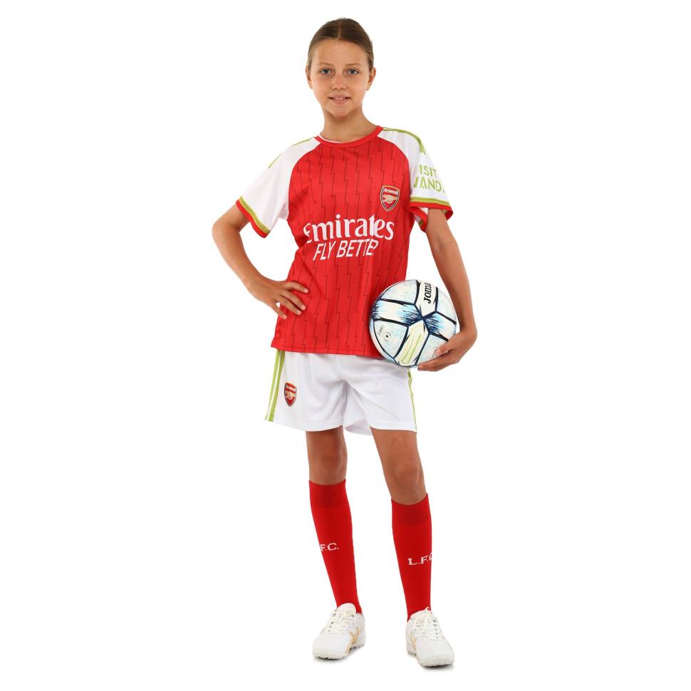 Kid's soccer football uniform jersey and shorts  Arsenal CO-7180