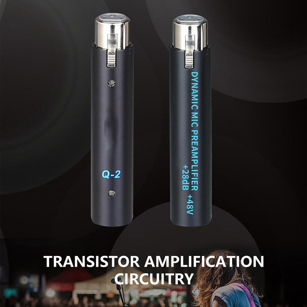 Динамический микрофонный предусилитель с усилением 28 дБ, активный усилитель-предусилитель для студийных и живых выступлений