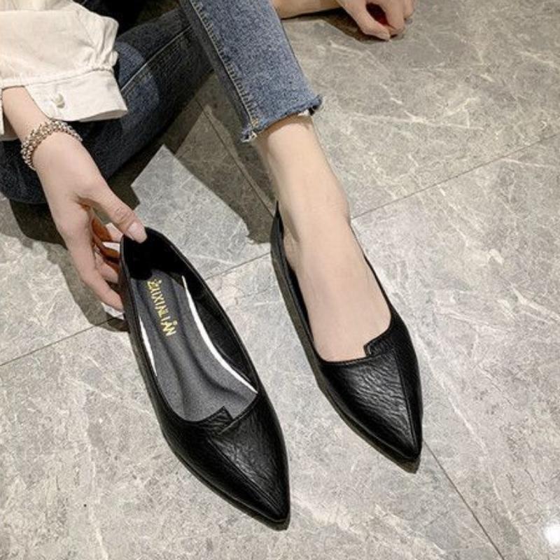 Pointed Toe Slip-on Ladies Footwear Spring and Autumn Y2k Comfortable Elegant Cheap Clearance Casual Fashion Women's Flat Shoes