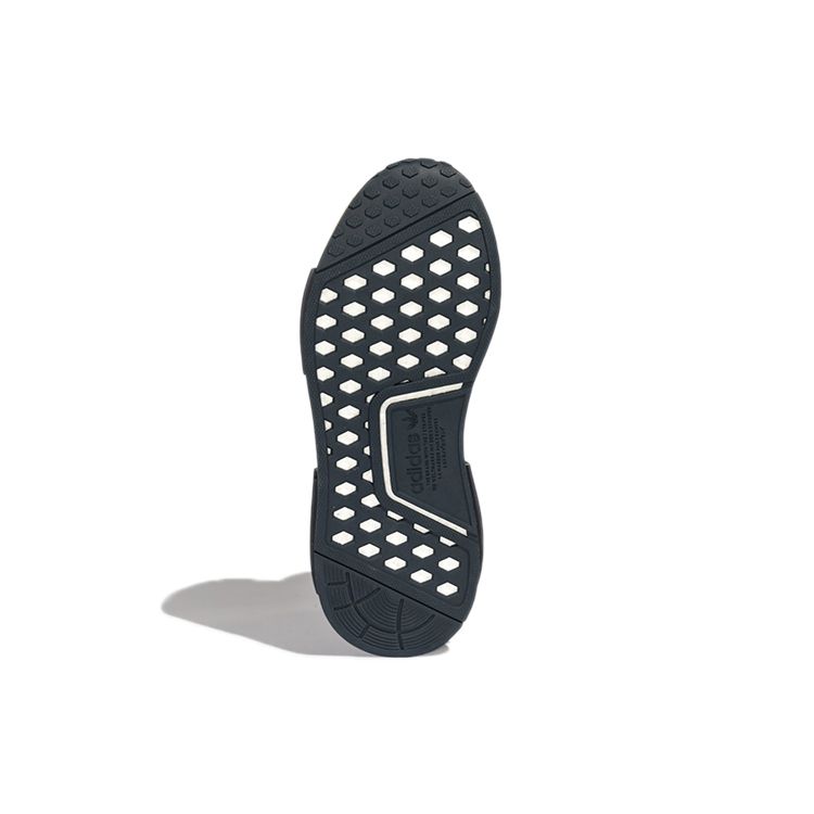 Кроссовки унисекс Neighborhood x adidas NMD_R1 темно-синие с пейсли-банданой сине-темно-синие облачно-белые GY4158