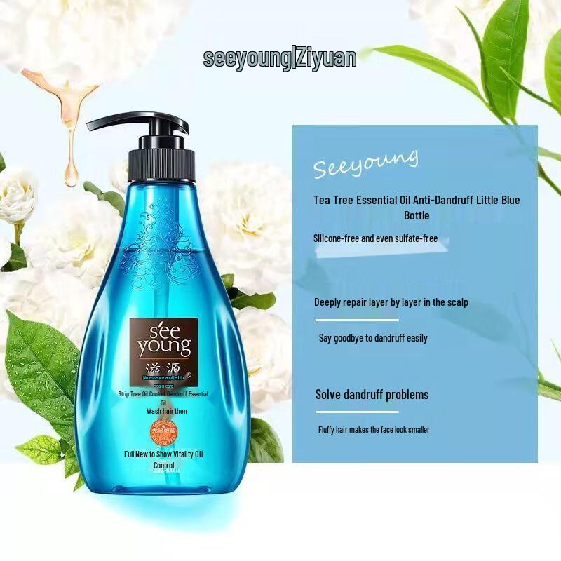 SEEYOUNG Tea Tree & Sapindus Oil Control Anti-Dandruff Shampoo