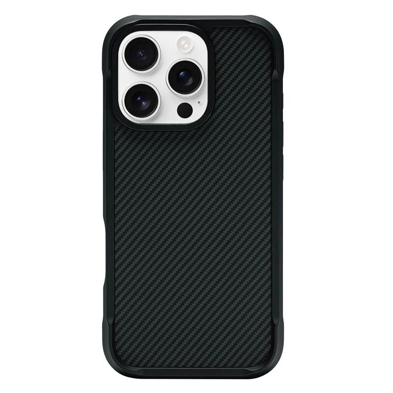 Магнитный чехол-сетка с плетением Magsafe для iPhone 17 16 Pro Max 17Pro 16Pro, роскошный, с металлической кнопкой, для беспроводной зарядки, противоударный