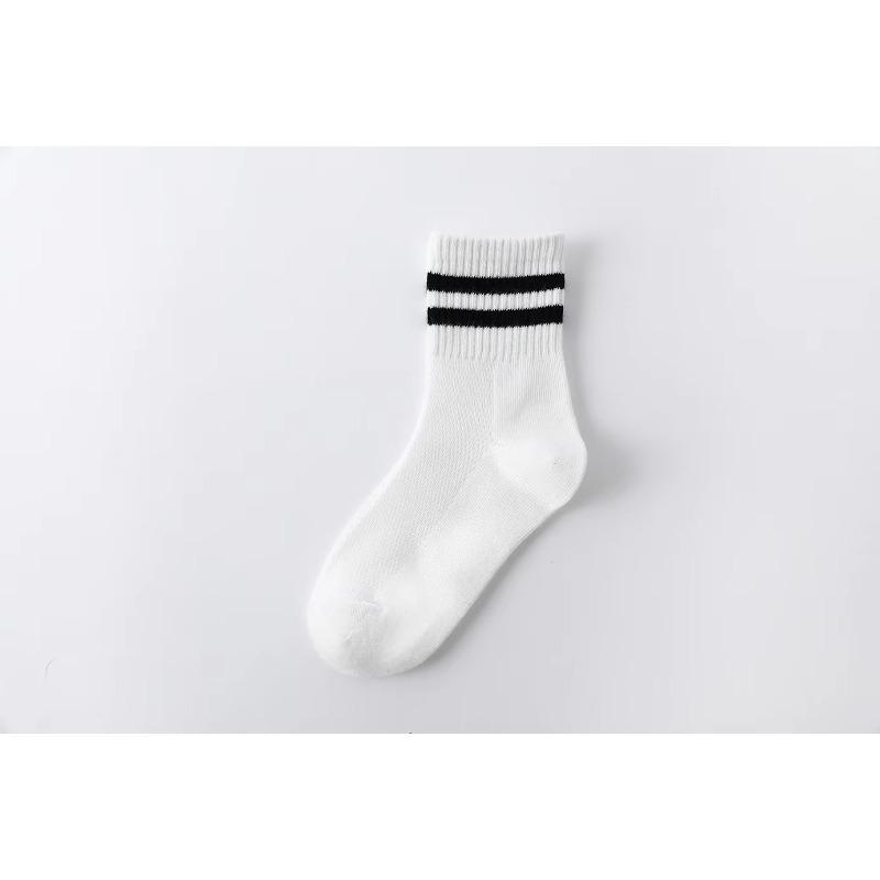 Детские носки весна лето тонкие сетчатые дышащие для мальчиков и девочек средней длины хлопковые носки черные белые серые студенческие спортивные носки
