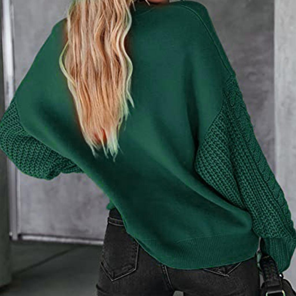 Winter Women's Oversized Long Sleeve Sweater Casual Crewneck Tunic Pullover Jumper Knit Tops