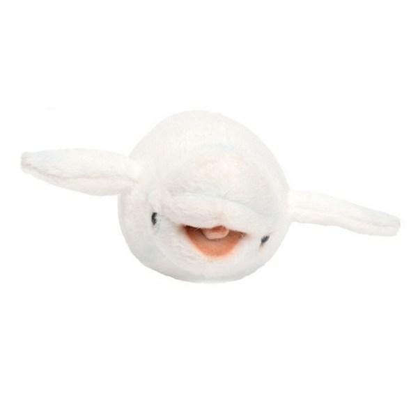 Hansa Toy Stuffed Animal 6651 Beluga Whale Beluga, 8см, белый, Популярные игрушки для корейских детей
