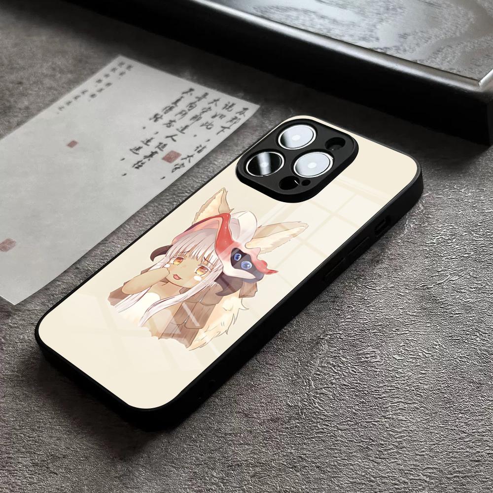 Чехол для телефона из аниме «Созданный в Бездне» для IPhone 17 Pro Max 14 Pro 15 12 11 13 Mini X XR XS 16 Plus SE Стеклянный чехол