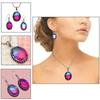Tourmaline Set Gemstone Gift Wedding Party Bi-Color Pendant,Earring,Ring