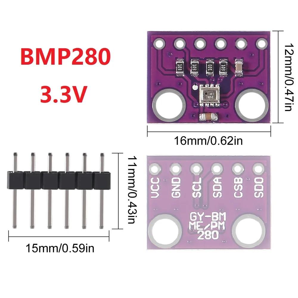 GY-BME280 3.3V 5V BMP280 Цифровой датчик Температура Барометрический Воздух Высокая Точность Модуль Атмосферного Давления I2C SPI Для Arduin