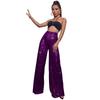 GMXIA Women's High-waisted Fashion Casual Pants Sequin Loose Sag Wide Leg Pants Summer Women