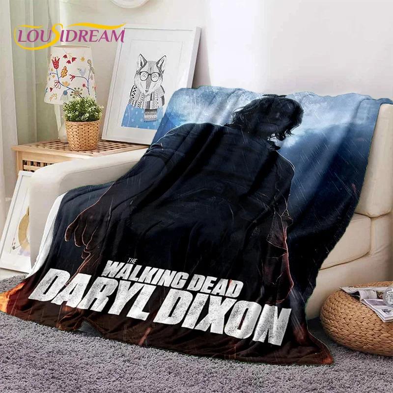 The Walking Dead Lincoln TWD Soft Flannel Blanket for Beds Bedroom Sofa Picnic,Throw Blanket for Cover Outdoors Leisure Nap Gift