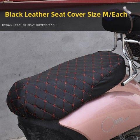 Electric Scooter Battery Car Motorcycle Seat Cushion Cover Anti-scratch Waterproof Thickened Seat Cover3dLeather Seat Cushion
