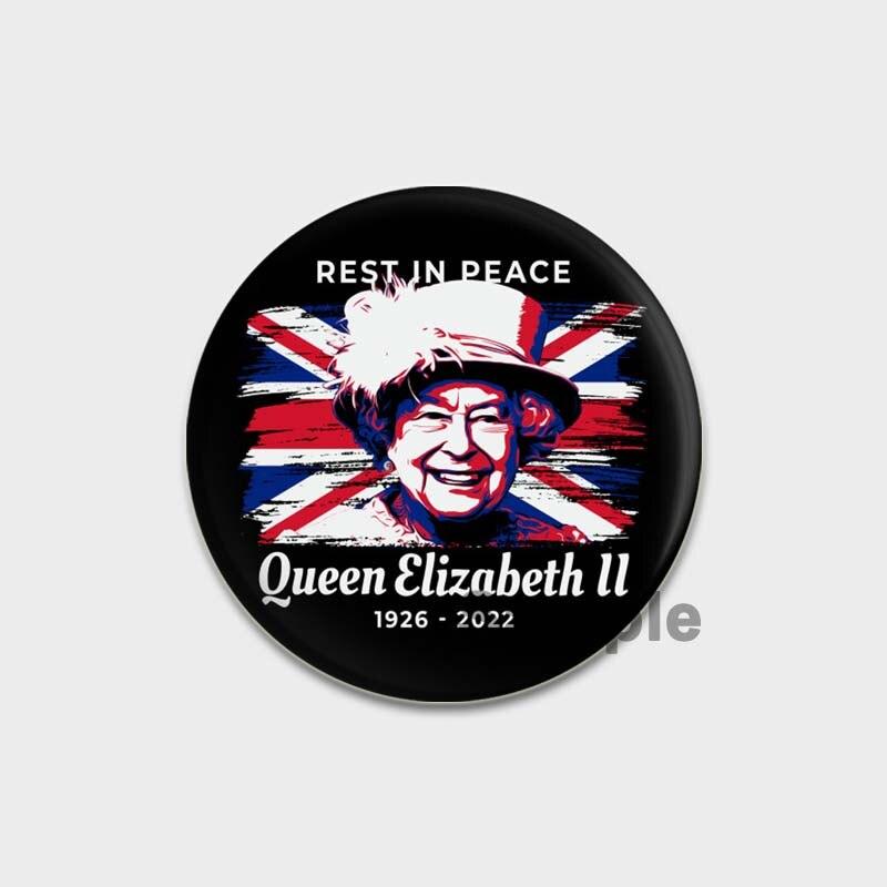 58 мм брошь на лацкан королевы Елизаветы II, брошь ручной работы, значки на рюкзаке, забавные броши из сплава для женщин, ювелирный аксессуар, праздничные подарки