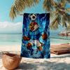 1pc Eagle Soccer Hero Cartoon Quick Dry Microfiber Bath Towel for Swimming Surfing Camping Unisex Holiday. SJT720170