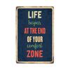 Милый слоган жизни, металлический знак, ретро жестяная табличка, винтажный семейный железный постер, настенный художественный бар, кафе, человек, пещера, спальня, домашний декор 20*30 см