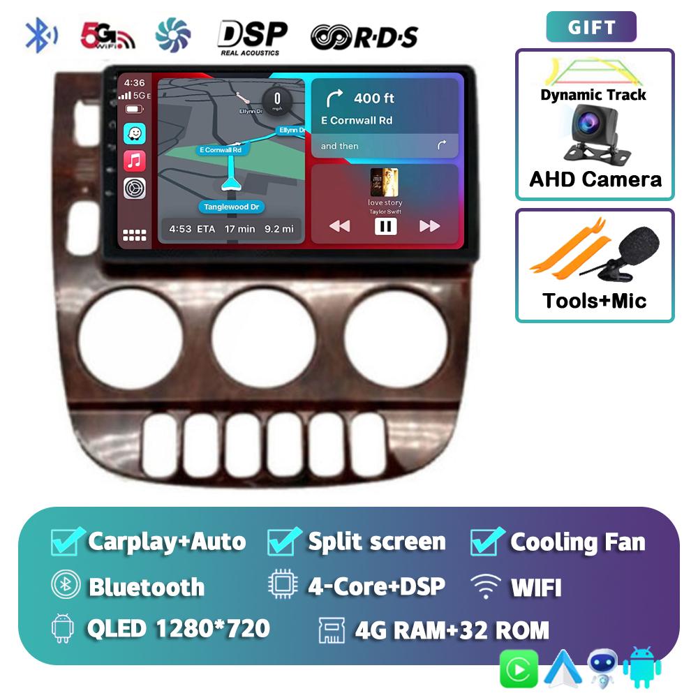 Android 13 Carplay Auto для Benz M-Class W163 ML 1997 1998 1999 2001 2002 2003 2004 2005 Автомобильный радиоприемник Мультимедийный проигрыватель Стерео DSP