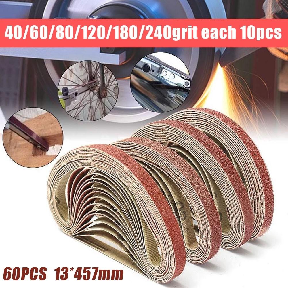 Шлифовальные ленты мм 13 X 457 40/60/80/120/180/240 зернистости