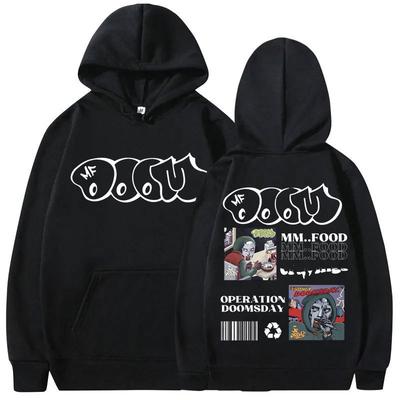 Худи с графикой альбома Mf Doom MM FOOD Doomsday для мужчин, новая модная толстовка, смешная толстовка с принтом, мужские толстовки в стиле Харадзюку, длинные