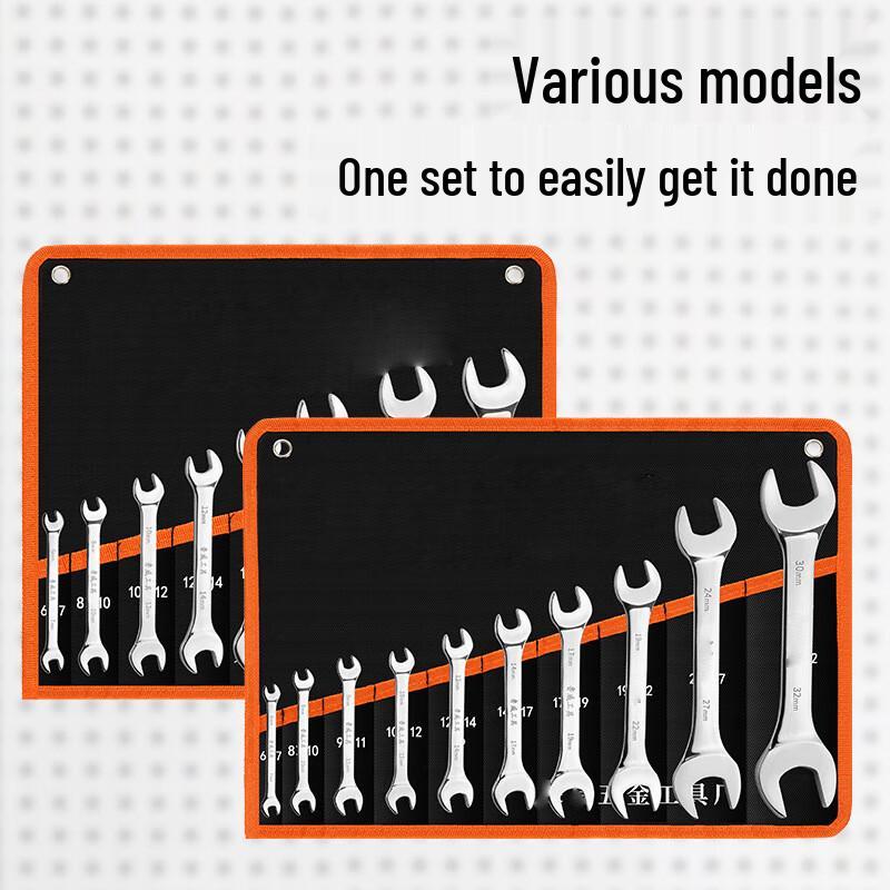 NovaTork 10-Piece Metric Open-End Wrench Set
