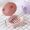 Cute Soap Holder Bathroom Cartoon With Cover Soap Box Soap Dish