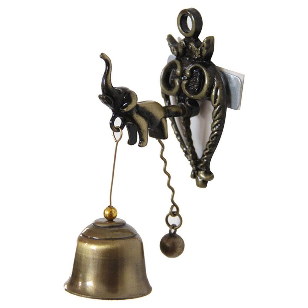 For Room Garden Store Wall Hanging Ornament Metal Bell Door Shopkeeper Good Luck Knocker Door Bell