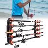 Wall-Mounted Fishing Rod Holder Space-Saving Wall-Mounted Organizer Quick-Release Holder  For Truck