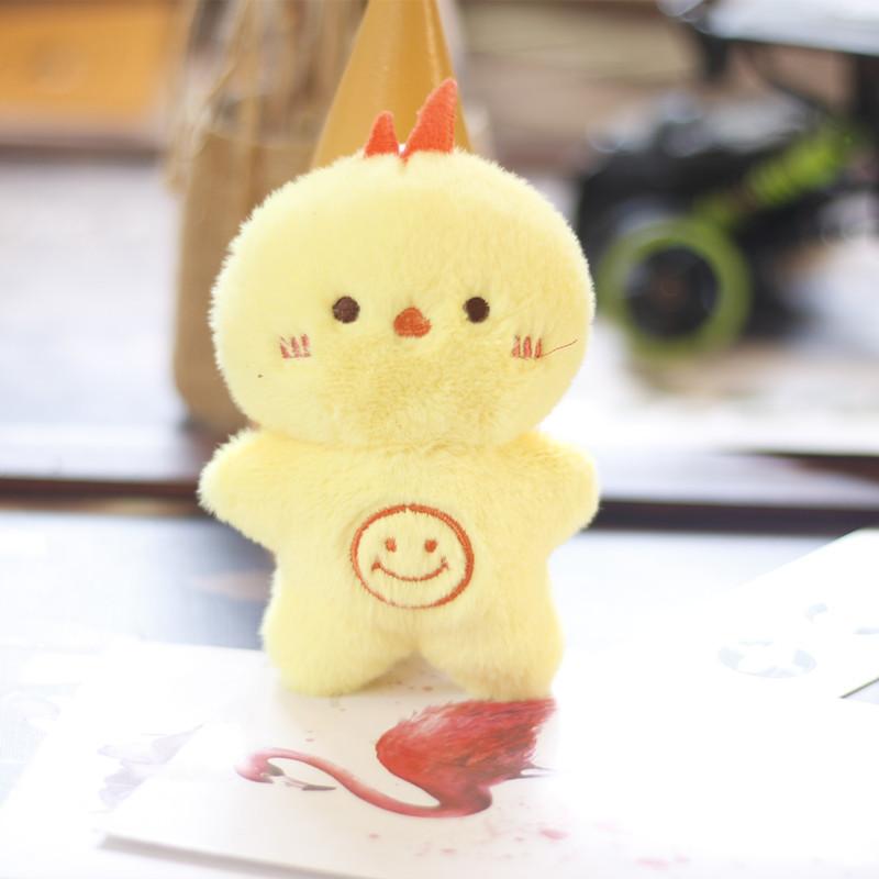 Милая маленькая лягушка подвеска плюшевая игрушка маленькая желтая кукла цыпленок свинья сумка подвесная маленькая кукла панда