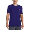 Under Armour Однотонная свободная футболка с круглым вырезом и коротким рукавом, мужские топы Sonar-Blue 1373726-468