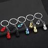 Unique Boxing Gloves Keychain Personalized Simulation Fitness Equipment Pendant For Men Women Couple Car Keys Pendant Gifts