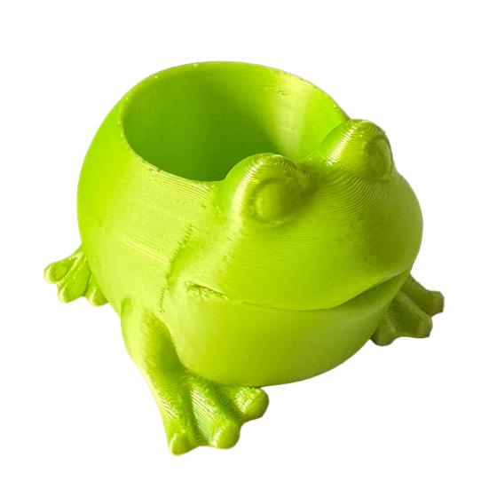 3D-печатный горшок-лягушка для растений, для дома и улицы, форма животного, для суккулентов, трав, цветов, контейнер, украшение для дома, балкона, сада