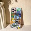 Cartoon K-KAKAO CUTE F-FRIENDS Tempered Glass For Iphone 14 13 12 11 Pro Mini XS MAX 14Plus X XS XR Fundas