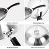 SUPOR X-Crystal Shield Stainless Steel Wok