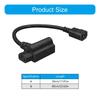 C14 to C13 5-15R Splitter Power Cord Extension Cable IEC 320 C14 Male to 5-15R Female Splitter Adapter Cable Cord