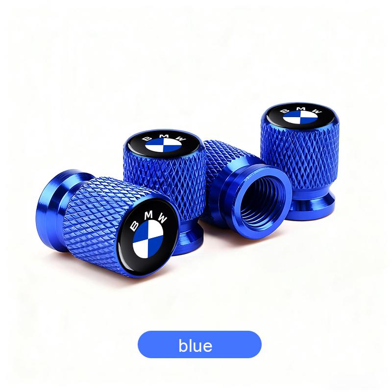 AAACH1 Car Wheel Tire Valve Caps Tyre Stem Covers Airdust Waterproof For BMW E61 E81 E87 1 2 3 4 5 6 7 Series X1 X3 X4 X5 X6 F20 E90