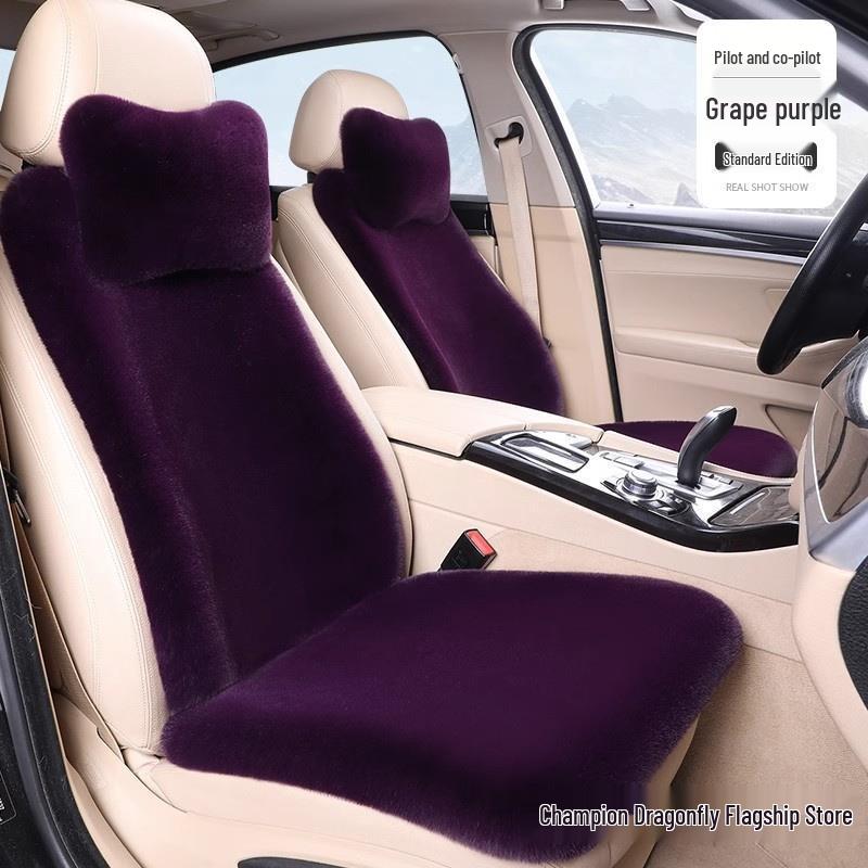 Плюшевая зимняя подушка на сиденье автомобиля для Volkswagen Jetta, Bora, Lavida, Sagitar, Santana, Passat