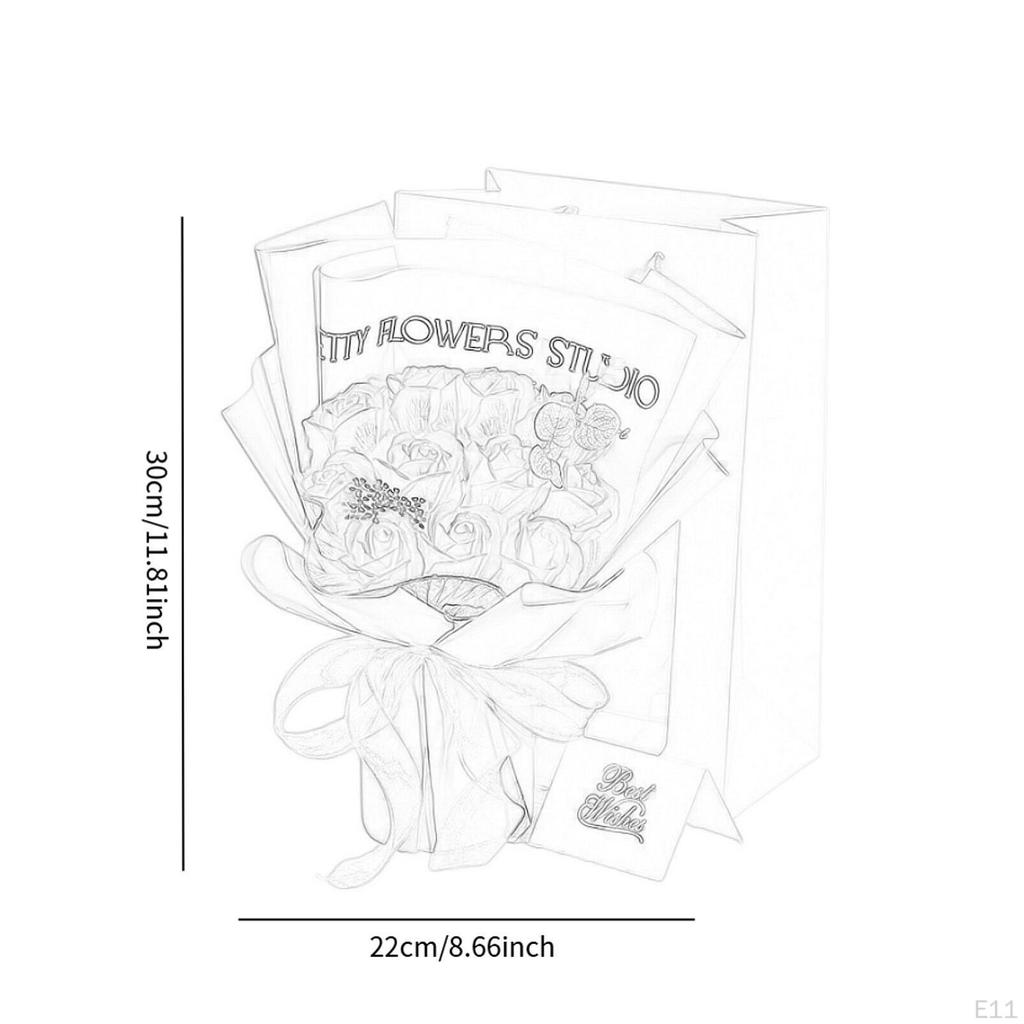 Сохраненные розы Искусственные настольные композиции Романтичные мыльные цветы для церемонии на День святого Валентина