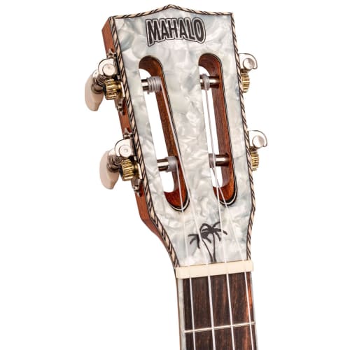 MAHALO Pearl Series Baritone Ukulele with Solid Sitka Spruce Top and Pickup, MP4E