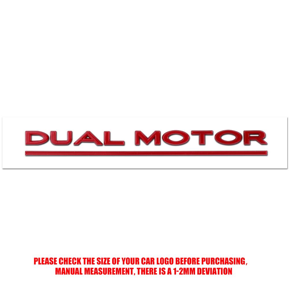 Car Original ABS Letter Logo Rear Tailgate Trunk Emblem Stickers For Tesla MODEL 3 MODEL Y SpaceX DUAL MOTOR Model S Model X