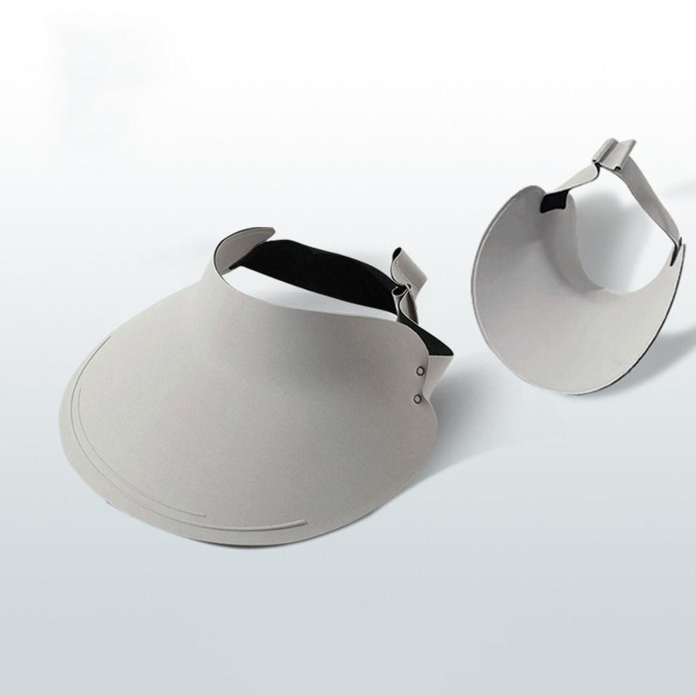 Дышащая бесшовная кепка-козырек Складная пляжная кепка Защита от УФ-излучения Солнцезащитная Кепка с пустым верхом Лето