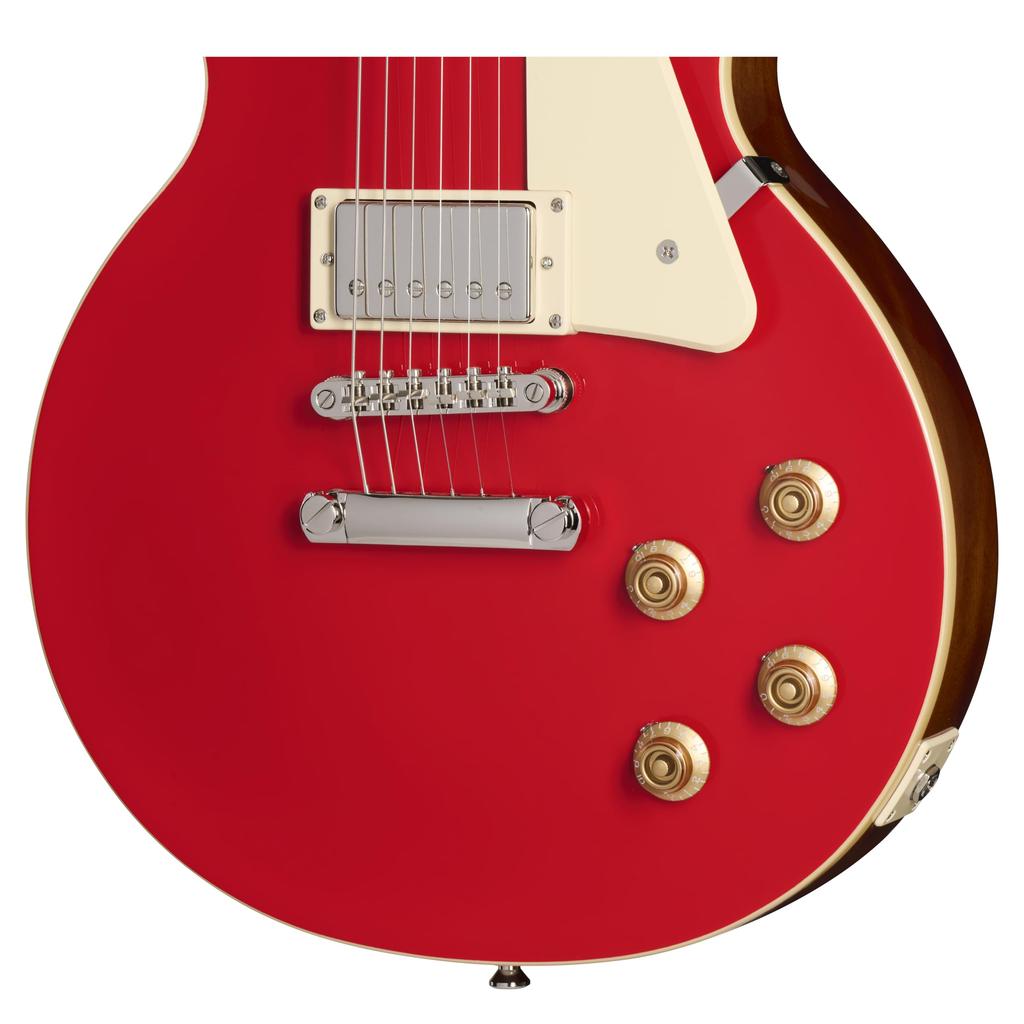 Epiphone Les Paul Standard 50s Plain Top Cardinal Red Cardinal Red Electric Guitar Les Paul Standard Epiphone