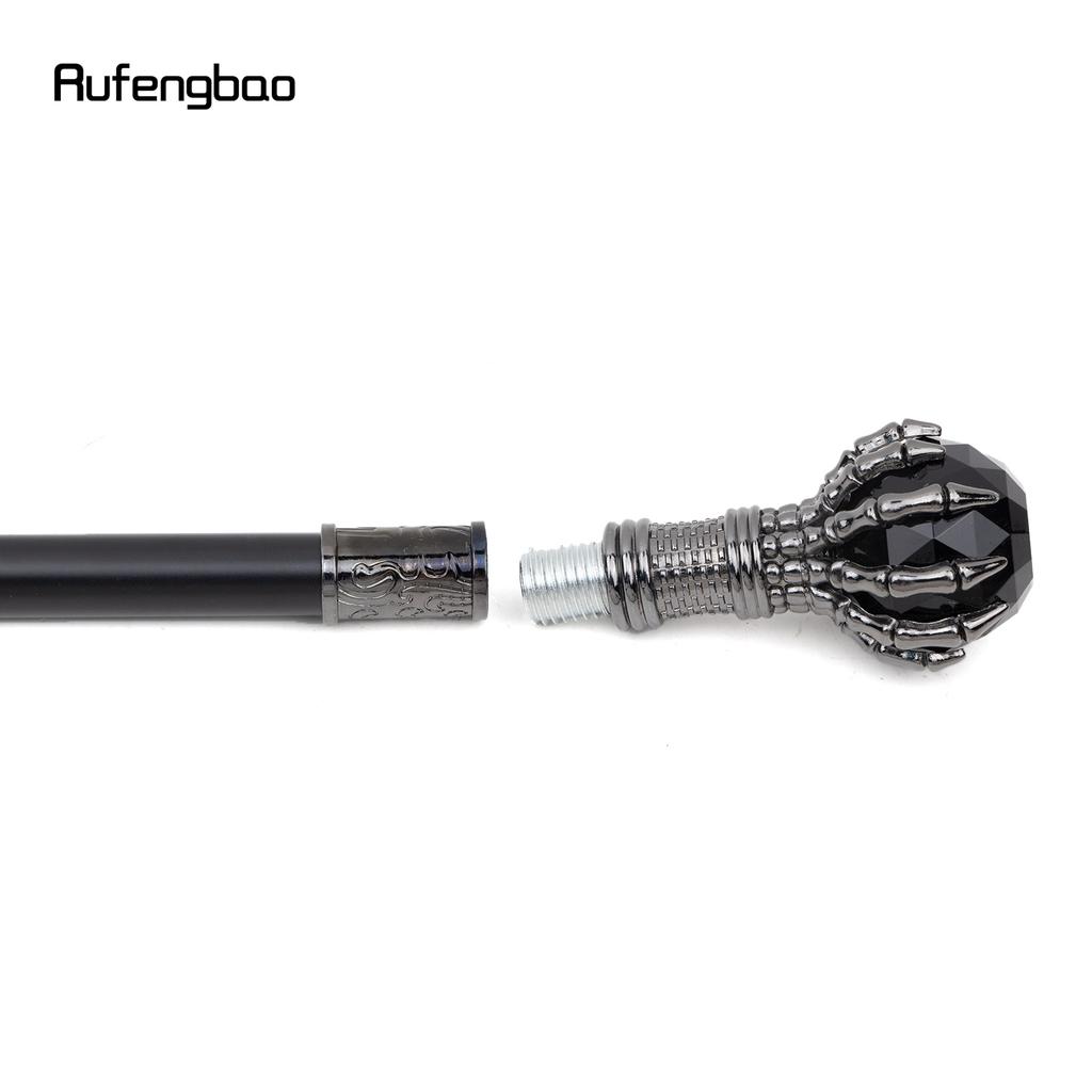 Черный стеклянный шар стимпанк трость модная декоративная трость джентльмен роскошный посох набалдашник трость 93 см