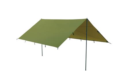 OUTDOOR MAN QUADRADO TARP Оливковый брезентовый тент Rectatarp Открытый брезент с УФ-обработкой Защита от УФ-излучения Водонепроницаемая сумка для хранения под давлением В комплекте BBQ KOTT-009K